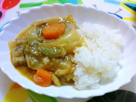 圧力鍋で野菜カレー